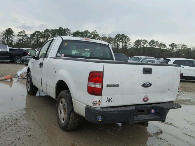 1FTRF12247NA68552 - 2007 FORD F150 WHITE photo 3