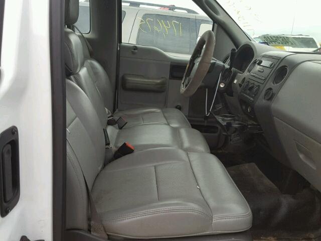 1FTRF12247NA68552 - 2007 FORD F150 WHITE photo 5