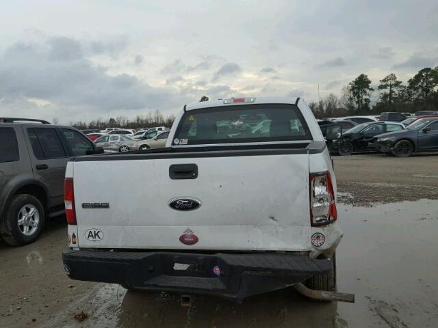 1FTRF12247NA68552 - 2007 FORD F150 WHITE photo 6