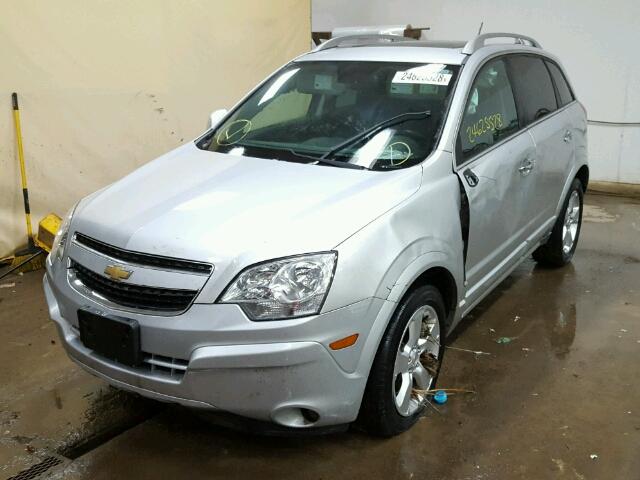 3GNFL4EKXDS529626 - 2013 CHEVROLET CAPTIVA LT SILVER photo 2