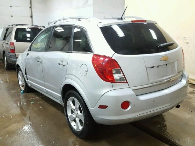 3GNFL4EKXDS529626 - 2013 CHEVROLET CAPTIVA LT SILVER photo 3