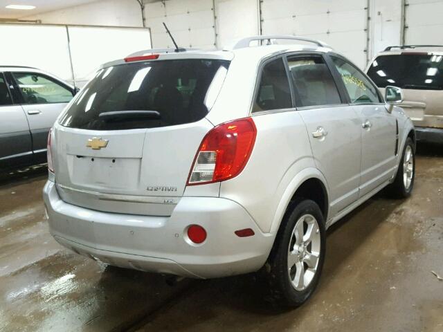 3GNFL4EKXDS529626 - 2013 CHEVROLET CAPTIVA LT SILVER photo 4