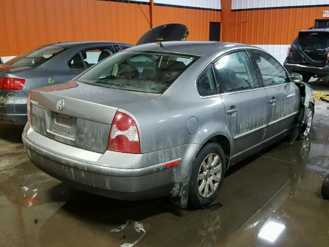 WVWPD63B93P056016 - 2003 VOLKSWAGEN PASSAT GLS GRAY photo 4