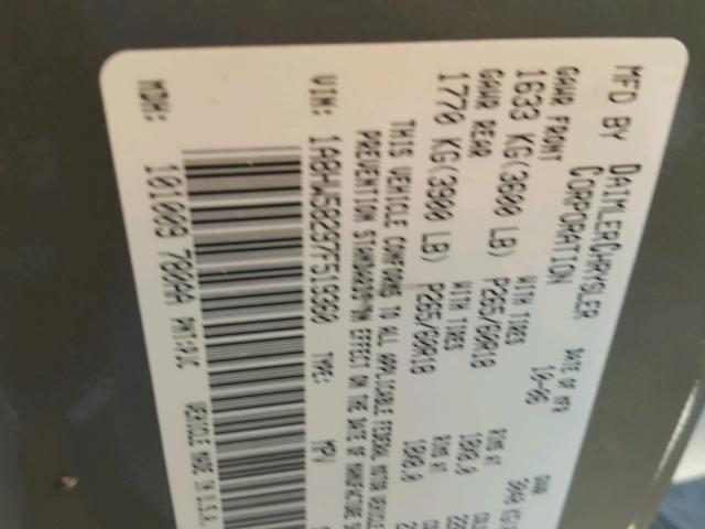 1A8HW58297F519360 - 2007 CHRYSLER ASPEN LIMI 棕色 照片 10