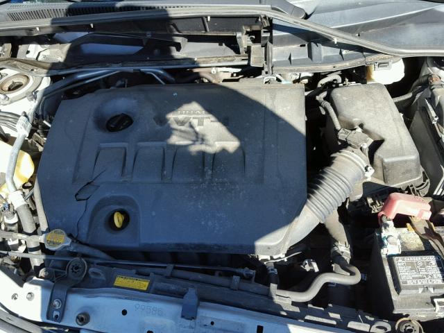 2T1BU4EE2BC613898 - 2011 TOYOTA COROLLA BA SILVER photo 7