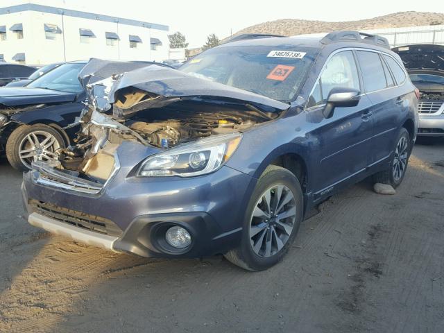 4S4BSBJC8F3218844 - 2015 SUBARU OUTBACK 2. BLUE photo 2