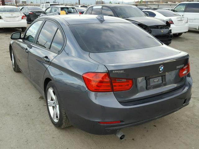 WBA3B1C57EK132007 - 2014 BMW 320 I GRAY photo 3