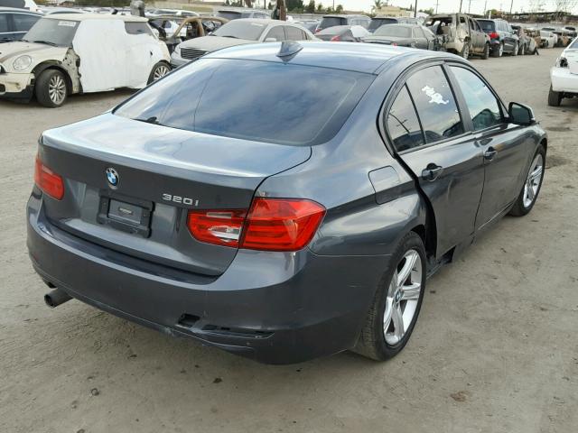 WBA3B1C57EK132007 - 2014 BMW 320 I GRAY photo 4