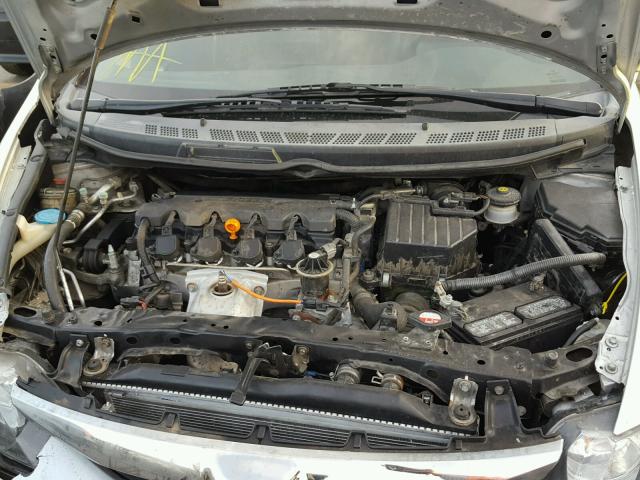 2HGFA16699H361231 - 2009 HONDA CIVIC SILVER photo 7