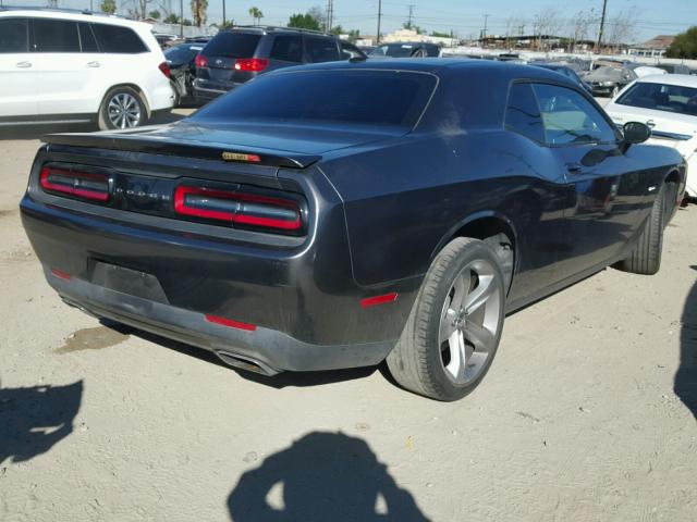 2C3CDZATXFH710644 - 2015 DODGE CHALLENGER GRAY photo 4