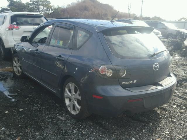 JM1BK344381149025 - 2008 MAZDA 3 HATCHBAC GRAY photo 3