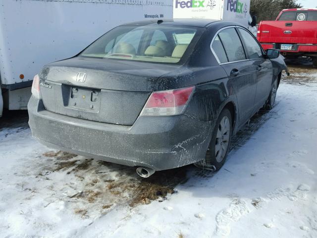 1HGCP26878A137493 - 2008 HONDA ACCORD EXL BLACK photo 4