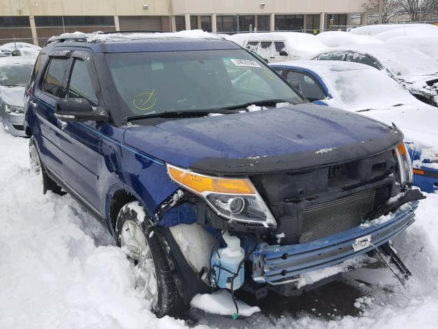 1FM5K8D81DGB98658 - 2013 FORD EXPLORER X BLUE photo 1