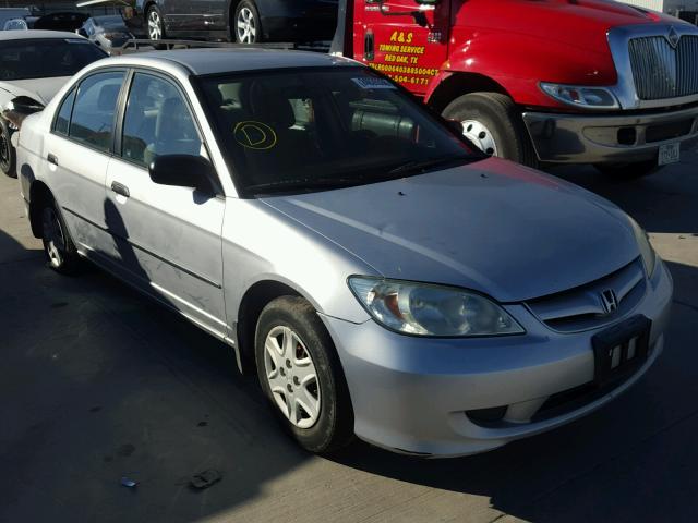 2HGES16315H585179 - 2005 HONDA CIVIC DX V SILVER photo 1