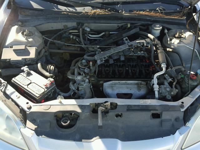 2HGES16315H585179 - 2005 HONDA CIVIC DX V SILVER photo 7