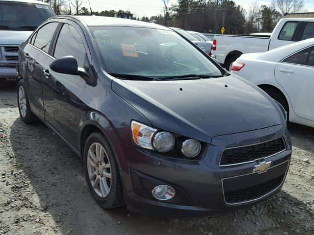 1G1JC5SH5D4190350 - 2013 CHEVROLET SONIC LT GRAY photo 1