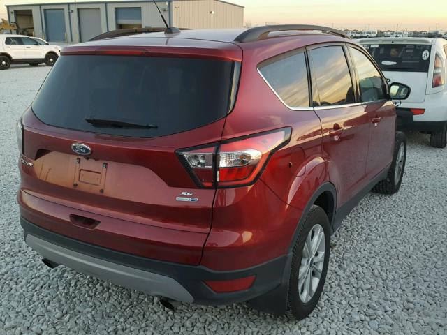 1FMCU9G90HUC65723 - 2017 FORD ESCAPE SE RED photo 4