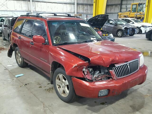 JF1SF65641H757242 - 2001 SUBARU FORESTER S წითელი ფოტო 1