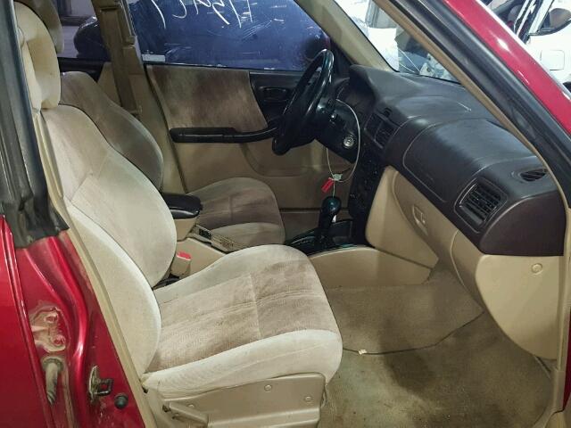 JF1SF65641H757242 - 2001 SUBARU FORESTER S წითელი ფოტო 5