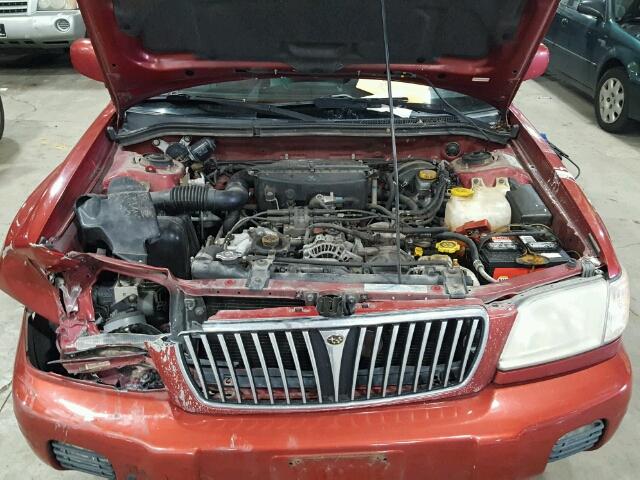 JF1SF65641H757242 - 2001 SUBARU FORESTER S წითელი ფოტო 7