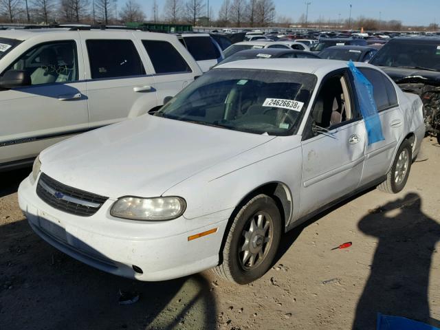 1G1ND52J22M657514 - 2002 CHEVROLET MALIBU WHITE photo 2