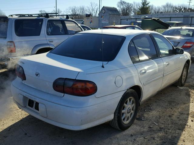 1G1ND52J22M657514 - 2002 CHEVROLET MALIBU WHITE photo 4