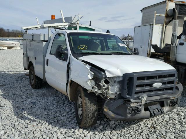 1FDSF30576EC12115 - 2006 FORD F350 SRW S WHITE photo 1