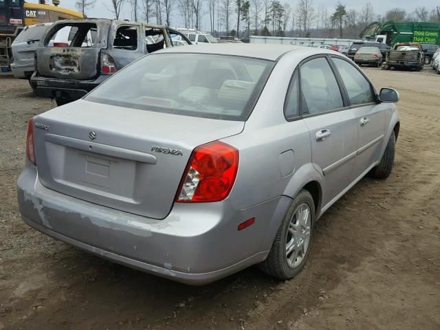 KL5JD56Z46K337110 - 2006 SUZUKI FORENZA SILVER photo 4