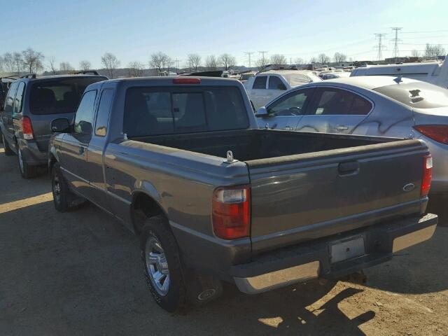 1FTYR14E85PA90775 - 2005 FORD RANGER SUP GRAY photo 3