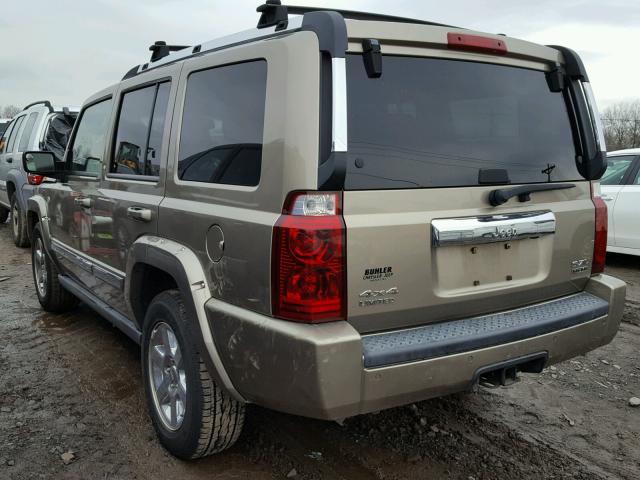 1J8HG58206C275739 - 2006 JEEP COMMANDER TAN photo 3