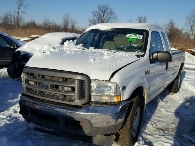 1FTSX30L02EB41933 - 2002 FORD F350 SRW S WHITE photo 2