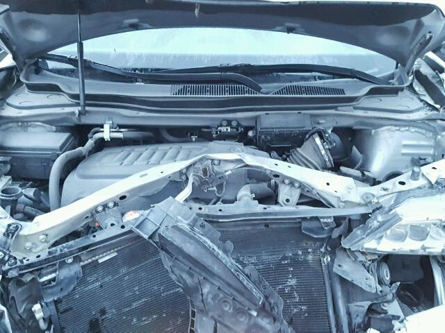 5FRYD3H2XEB020049 - 2014 ACURA MDX SILVER photo 7