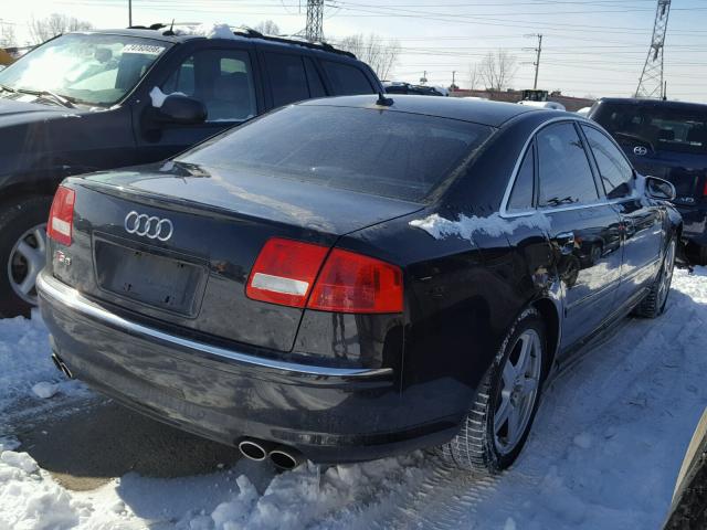 WAUPN44E37N017897 - 2007 AUDI S8 QUATTRO BLACK photo 4