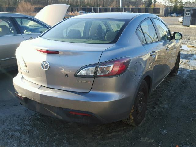 JM1BL1UF5B1444556 - 2011 MAZDA 3 I SILVER photo 4