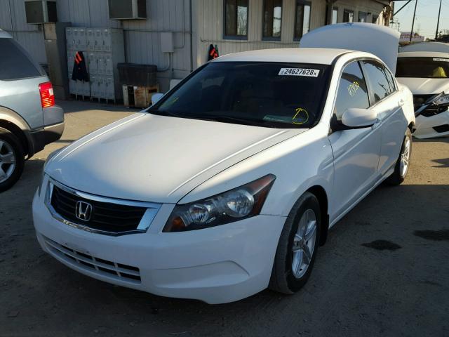 1HGCP26319A059671 - 2009 HONDA ACCORD LX WHITE photo 2