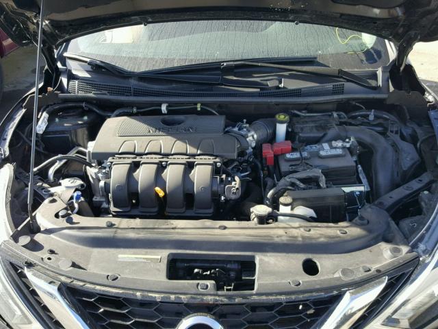 3N1AB7AP2HY322064 - 2017 NISSAN SENTRA S BLACK photo 7