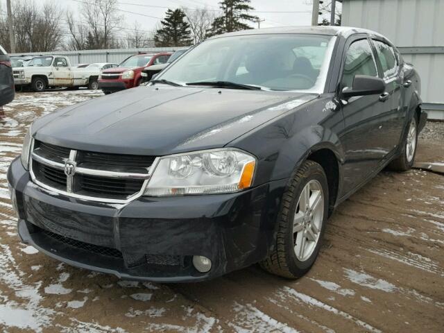 1B3LC56B39N508216 - 2009 DODGE AVENGER SX BLACK photo 2