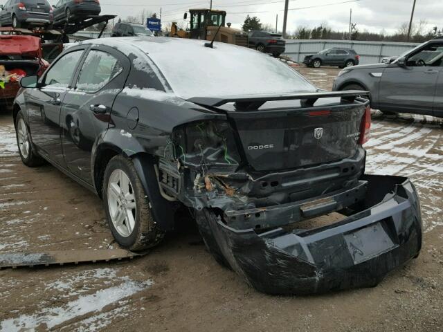 1B3LC56B39N508216 - 2009 DODGE AVENGER SX BLACK photo 3