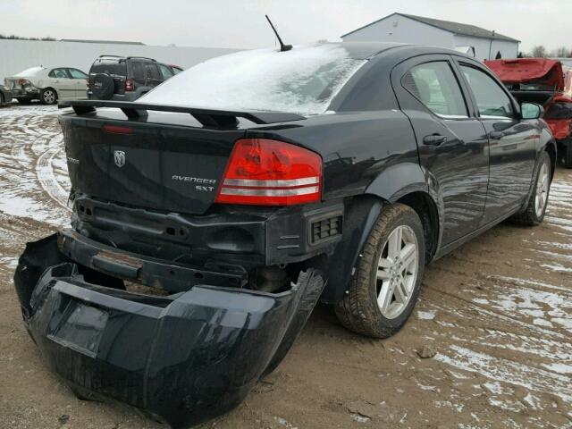 1B3LC56B39N508216 - 2009 DODGE AVENGER SX BLACK photo 4