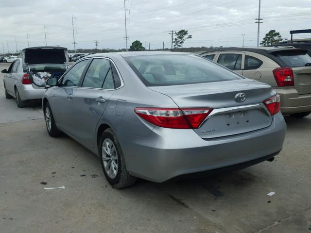 4T4BF1FK6FR465472 - 2015 TOYOTA CAMRY LE GRAY photo 3