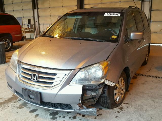 5FNRL387X8B058387 - 2008 HONDA ODYSSEY EX SILVER photo 2