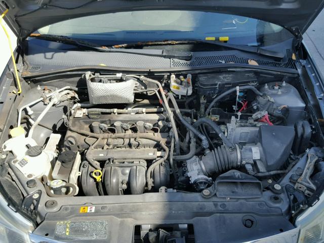 1FAHP3EN0AW277160 - 2010 FORD FOCUS S GRAY photo 7