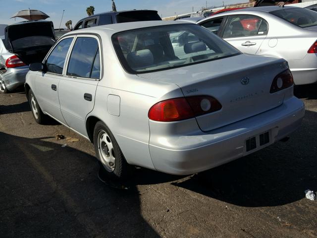 1NXBR12E01Z506513 - 2001 TOYOTA COROLLA CE GRAY photo 3