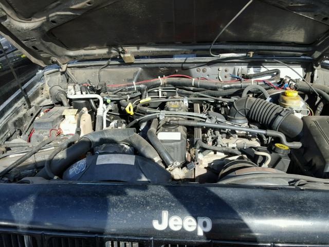 1J4FF58S1YL176426 - 2000 JEEP CHEROKEE C BLACK photo 7