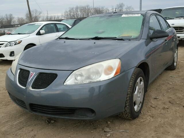 1G2ZF57B284137931 - 2008 PONTIAC G6 VALUE L GRAY photo 2