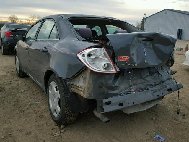 1G2ZF57B284137931 - 2008 PONTIAC G6 VALUE L GRAY photo 3