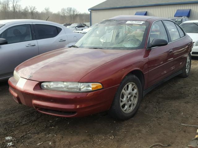 1G3WH52H82F233448 - 2002 OLDSMOBILE INTRIGUE G BURGUNDY photo 2