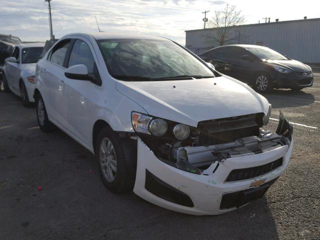 1G1JC5SH7G4150761 - 2016 CHEVROLET SONIC LT WHITE photo 1