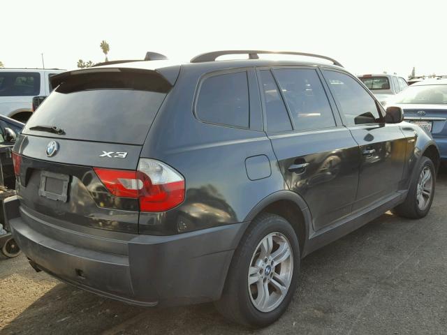 WBXPA93475WD16844 - 2005 BMW X3 3.0I CHARCOAL photo 4