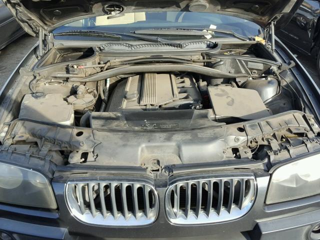 WBXPA93475WD16844 - 2005 BMW X3 3.0I CHARCOAL photo 7